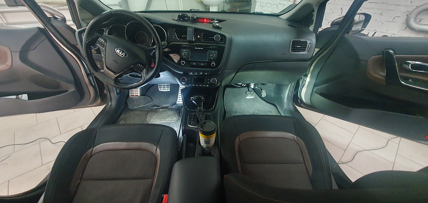 Установка тросовых педалей на Kia Ceed 2014 г. (автомат, 2шт.)