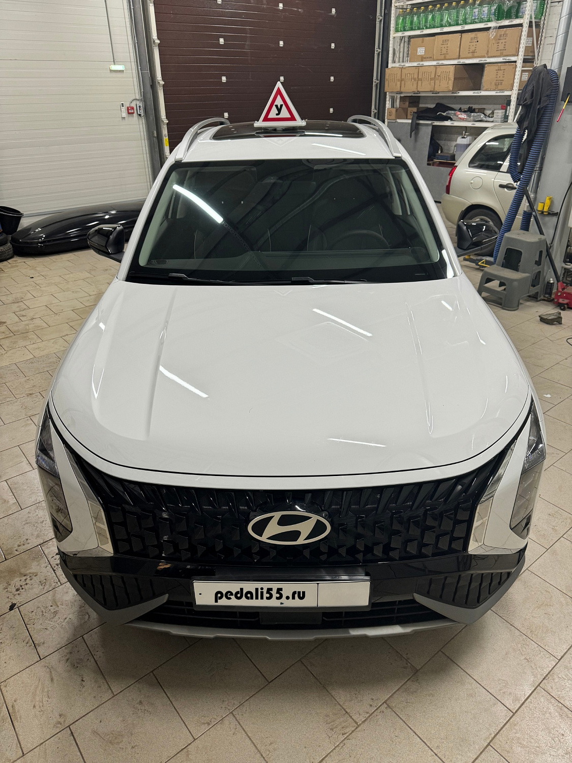 Установка тяговых педалей на Hyundai Mufasa (автомат, 2шт.)