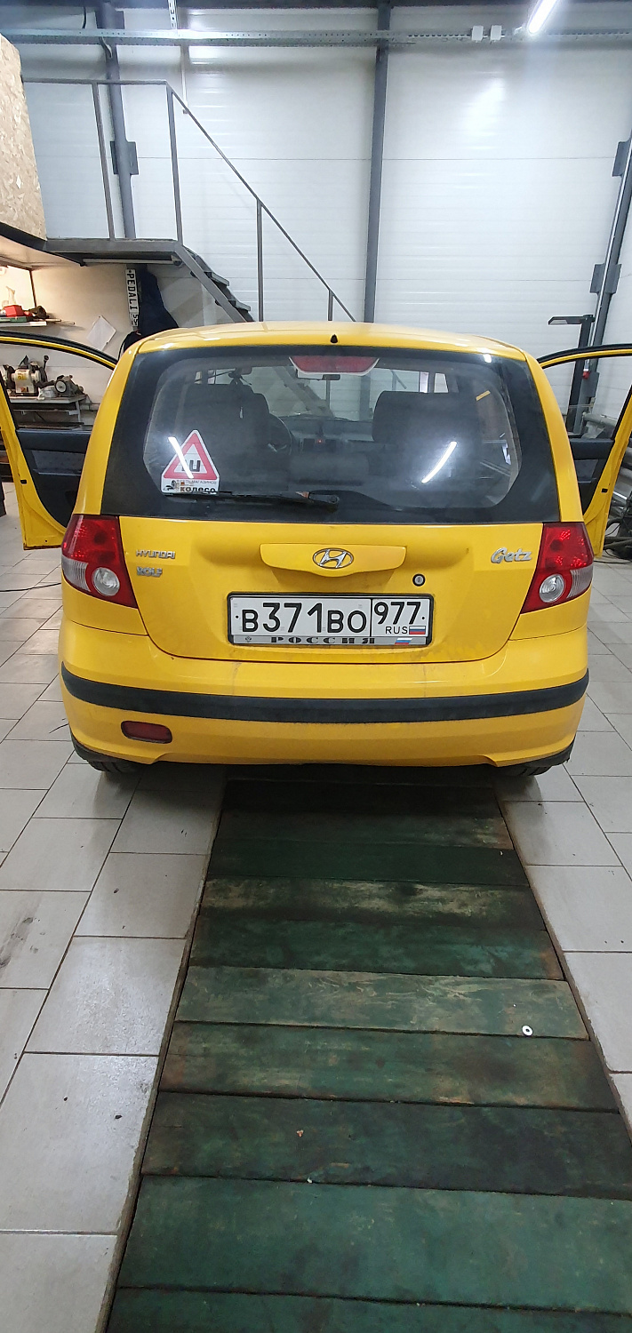 Установка тросовых педалей на Hyundai Getz (механика, 2шт.)