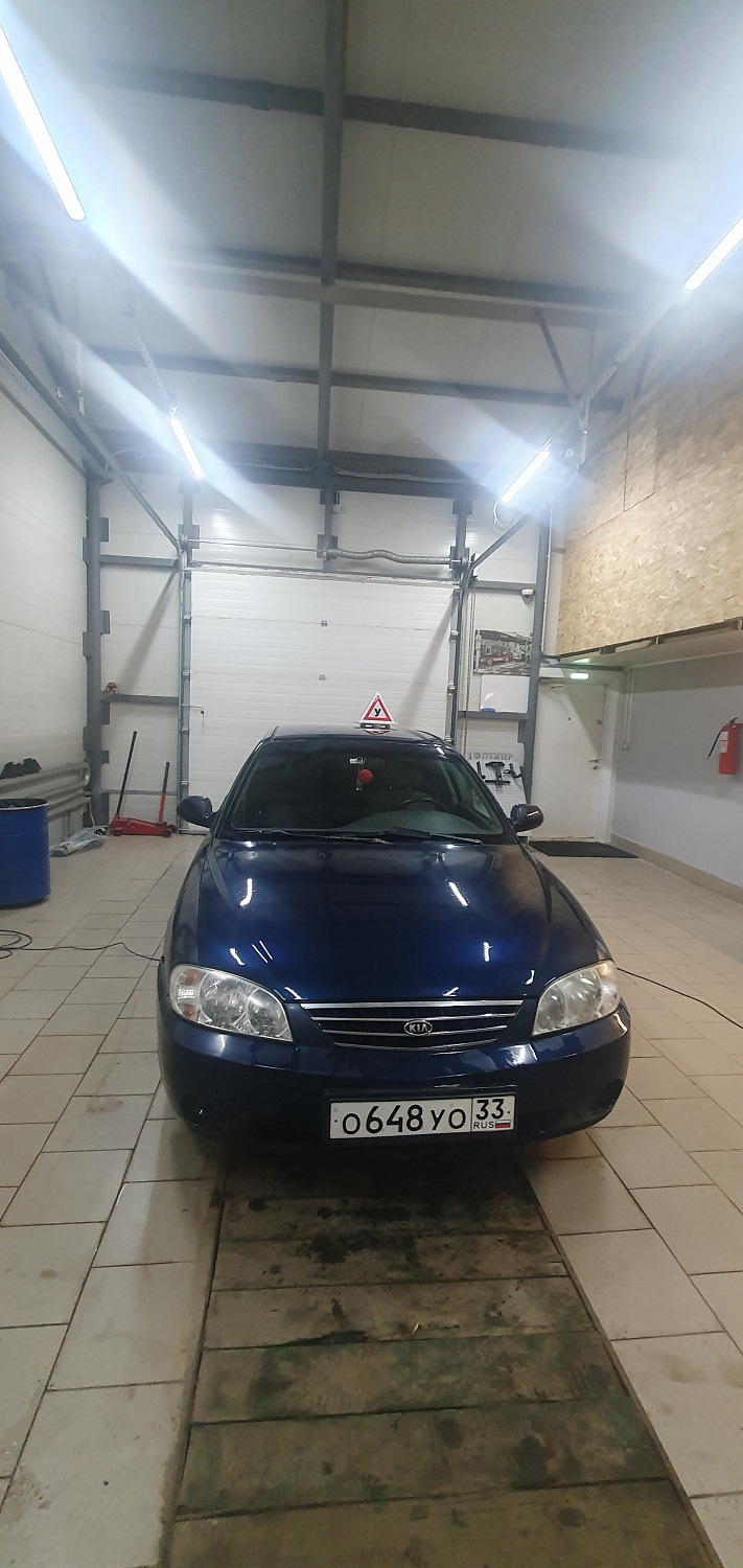 Установка тросовых педалей на Kia Spectra (механика, 2шт.)