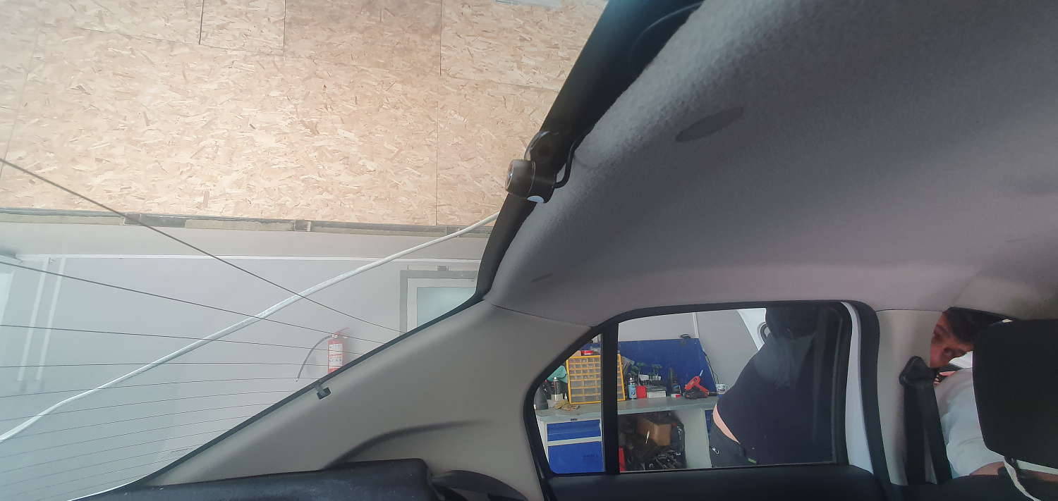 Установка видеонаблюдения для Renault Logan